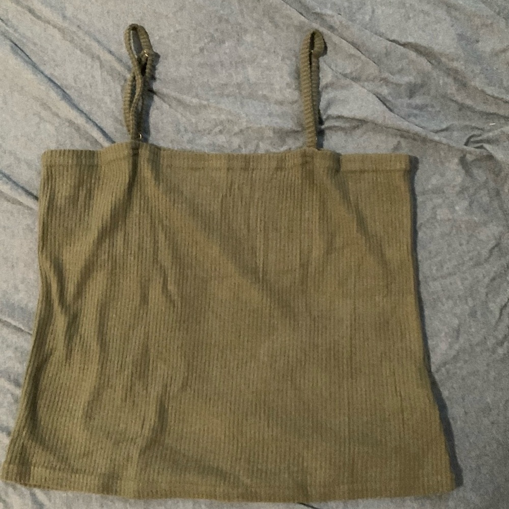 New Dark Grey crop Top XL